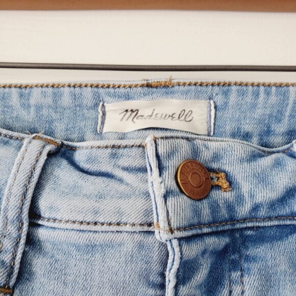 Madewell Curvy Roadtripper High Rise Lightwash Stretch Skinny Jeans 29 - Picture 7 of 9